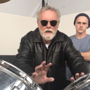 Bryan Singer Instagram - Getting the details. #rogertaylor #brianmay @benhardy1 #liveaid #queen #bohemianrhapsody
