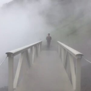 Bryan Singer Instagram - Very cool screen cap from a video my friend shot a few days ago in #Iceland crossing a bridge over a massive #molten #hotspring courtesy of @guy_shalem and @abul.kasep