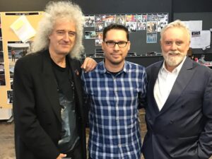 Bryan Singer Instagram - Fantastic office visit! #brianmay #rogertaylor #queen #throwbackthursday #bohemian #Rhapsody