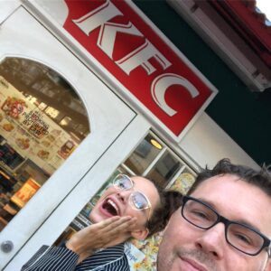 Bryan Singer Instagram - Classing it up with @emmadumont @thegiftedonfox #oahu #hawaii #tvmagneto