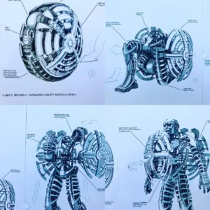 Bryan Singer Instagram - My original #sentinel deployment system #x2 #xmen found this illustration  in my basement Saturday.