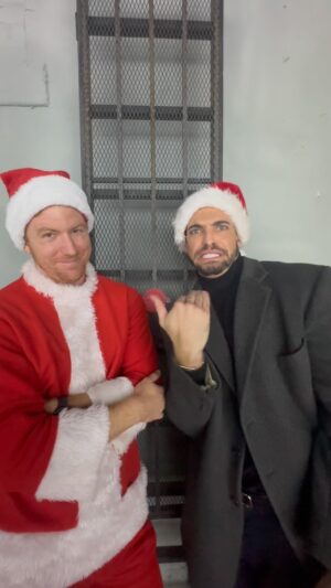 Bryce Eilenberg Instagram - Didn’t see this coming. Alright 🎅🏽 I will take it. 

#santa #christmas #santababy #ohpitcrew #funny #holiday #merrychristmas #christmasgifts #lgbtq #brunoalcantara #santaclaus #dragrace