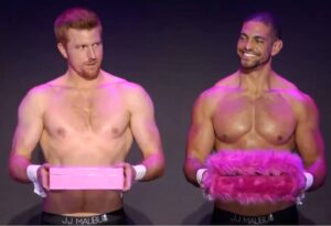 Bryce Eilenberg Instagram - What's in the boooox?  #rpdrseason13.  I was really trying for a mysterious vibe and @brunocalcantara is just smiling away 😂