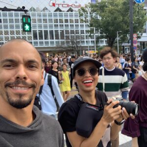 Bryton James Instagram - ✋🏽🤚🏽 ⬇️ The best trip with the best human... Thank you for sharing the celebration of such a special year with me @brytni 🧡 🇯🇵