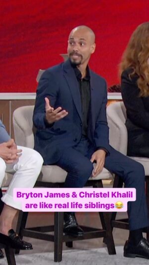 Bryton James Instagram - This is what happens when you play siblings on screen for so long😂
#theyoungandtherestless #daytime #soapopera #drama #brytonjames #christelkhalil