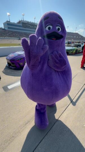 Bubba Wallace Instagram - Time to grimace shake and bake (follow @bubbawallace for more!)