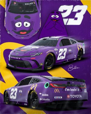 Bubba Wallace Instagram - No designers were harmed in the making of this graphic. 😬 #NASCAR