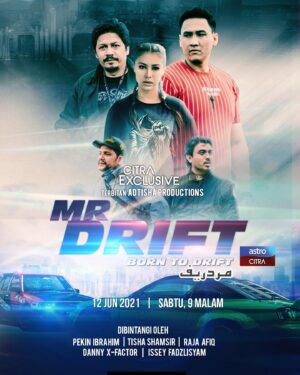C. Kumaresan Instagram - ❗6 HARI LAGI❗
.
Nantikan “MR DRIFT” Sebuah Telefilm Aksi terbitan ADTISHA PRODUCTIONS, Arahan C.Kumaresan, Akan Datang 12 JUN ini hanya di Astro CITRA EXCLUSIVE Saluran 108.
.
Anda juga boleh strim ‘MR DRIFT’ di Astro Go atau On Demand mulai 12 JUN ini.
.
“BOND TO DRIFT”
.
@c.kumaresan 
@pekin7words
@adtisha_productions
@rajaafiqqofficial
@isseyfazlisham
@danianwa
@adamshadan
@matover_mo
@bullzai_bzr
.
#mrdrift
#bondtodrift
#astrocitraexclusive
#astrogo
#adtishaproductions