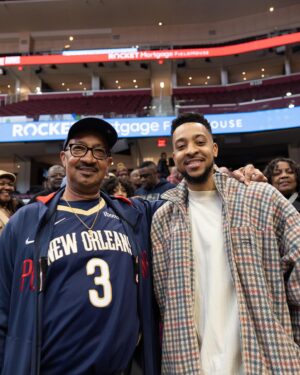 CJ McCollum Instagram - Happy birthday Dad . Love you OG 🤝