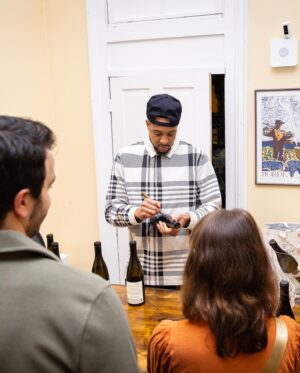 CJ McCollum Instagram - CJ McCollum hosted a wine tasting for his @heritage91wine wine at The Wine Seller in New Orleans last night! 🍷  Coach Green showed up to support 👏