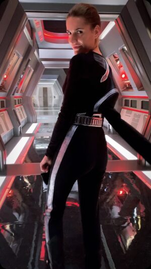Cait Alexander Instagram - In light of the series finale of @startreknetflix I would like to thank every single one of the cast & crew for 3 years of out of this world fun, support, unbelievable dedication, inclusion & creativity. Although I was invited to contribute in a small way, it was such a gift to be apart of a mega franchise that reaches everyone in the galaxy…. 

I made life long friendships while learning the true meaning of a Fraturday… so, one last time live long & prosper, but make it fashion sweetie…. 💙 

@avaahblackwell @ronnierowejr @actordougjones @saramitich @couttsemily @pamelamars @jeffersonrusso @realgeorgesully @therealsonequa @scottpatersonfilms #startrekdisco #peace #tv #fun #strut #startrek #treki #trek #star #trekking