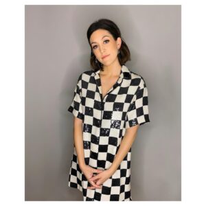 Caitlin McGee Instagram - I do not look like this currently… but I loved this dress so here we are. ♟