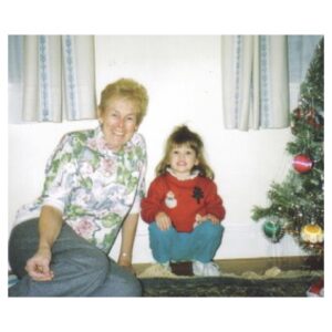 Caitlin McGee Instagram - On February 24th my Nana passed away. She was a devoted coach and avid fan of musical theater. She was a fierce woman and made the best lemon meringue pie I’ve ever had. She loved fancy clocks and thick wool sweaters. She loved being a Bostonian. I will never hear the Star Spangled Banner and not think of her. RIP 🤍