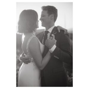 Caitlin McGee Instagram - Happy Anniversary P 🤎 really glad I married someone as unhinged as I am who’s down to renovate a house, get married and have a baby all in year. Guess we’re making up for lost time? Cheers to my one that *almost* got away 🥂 ps I like your butt.