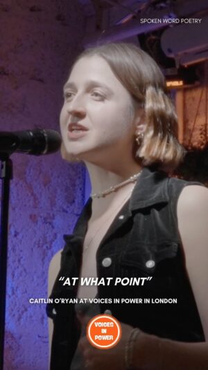 Caitlin O'Ryan Instagram - “It’s exposing in their light, but so much colder in their shade.”

Catch the full performance & more on our YouTube channel. The link is in our bio or visit https://www.youtube.com/voicesinpower & be sure to subscribe while you’re there. 

🎤 @caitlinoryan 
🎥 @furywd 
🏠 @londonkindred 
📍 London
🧡 The Place Artists Call Home 

Visit voicesinpower.com or by clicking the link in our bio to grab tickets to our next experience.

#voicesinpower #poetry #openmic