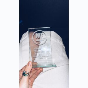 Caitlin O'Ryan Instagram - Had a fab time at the @wordplayandflow Awards. Thank you so much to everyone who took their time and voted for me as “Best Spoken Word Newcomer” ♥️
📸: @seunsontana