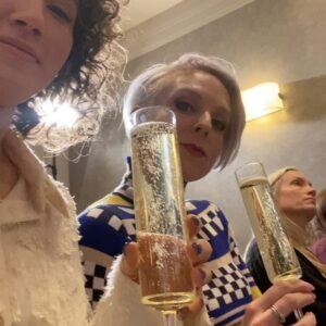 Caitlin V Instagram - Working hard ish at the #vibeexpo 🥂✨