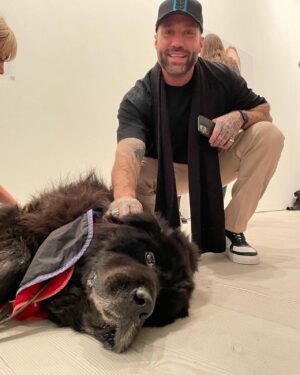 Calum Best Instagram - Today was doggie heaven 🐶

Had the pleasure of visiting @kccharitabletrust dogs with jobs at @saatchi_gallery !

So many incredible stories of how these dogs provide a service , the dogs and there owners / handlers where shot by the very talented @rankinarchive !
I had to stop and show each one some love and boy did I love them 🐶

Help @KCCharitableTrust and @RankinArchive raise money for service dogs this Christmas at their “Dogs with Jobs” exhibition. Around 7000 people rely on canine carers in the UK costing up to £36K per dog in training. Get involved by visiting @Saatchi_gallery until Dec 18 or donate here www.kennelclubcharitabletrust.org – Thank you!