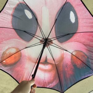 Cameron Britton Instagram - @therealmaryjblige At least this rain is good for something! #umbrellaacademy #netflix #hazelandchacha #rain #goodtimes