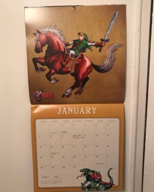 Cameron Britton Instagram - My New Years resolution was to up my calendar game, and I accomplished it before the new year even started. #onit #zelda #happynewyear #winningestloser