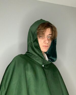 Cameron Brodeur Instagram - Happy Halloween!! 2020 has scared me more than Halloween did. Oh and SASAGEYO🔥⚔️ #attackontitan #halloween