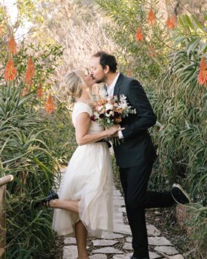 Cameron Richardson Instagram - One year married to you.  Each year we start anew.  Je t'aime mon frenchman.  @louisleterrierpro