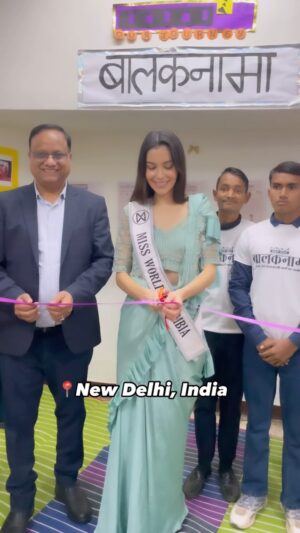 Camila Pinzón Instagram - During my last visit to India in January 2024 I had the honour to inaugurate @chetnango ‘s child center: a safe place for vulnerable children to receive an education and to learn through art. I get peace of mind by knowing that such places allow children to scape from living on the street and to build a brighter future, I am already looking forward to visit them again before the beginning of the Miss World adventure ☺️. 
-
Durante mi ultima visita a la India en el mes de enero tuve el honor de inaugurar el centro comunitario de @chetnango : un espacio que permite a los niños tener acceso a educación y aprender a través del arte. Me llena de tranquilidad saber que dichos espacios existen ya que ofrecen una via de escape frente a la vida en las calles, al igual que un espacio para construir un mejor futuro. Estoy emocionada de volver a visitar a estos angelitos antes del inicio de la concentración de Miss Mundo ☺️.
-
Lehenga: @vyas_couture