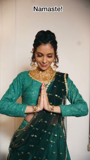 Camila Pinzón Instagram - Only one month to go 👑🌎 Before starting the exciting adventure of Miss World. See you again soon my dear India 🇮🇳
-
Estamos a tan solo un mes de iniciar la emocionante aventura de Miss Mundo 👑🌎 Nos vemos pronto mi querida India.
-
Film and photography: @filmakerparis 
Hair and make up: @tharani_paris_mua 
Lehenga: @vyas_couture