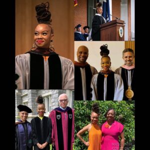 Camille A. Brown Instagram - Congratulations to the class of 2023!!! A very special shout out to the students of @uncsa and @drewuniversity . I had the pleasure of being the commencement speaker for both institutions. I am also extremely honored to receive Honorary Doctorates from both schools! An Honorary Degree of Doctor of Fine Arts from UNCSA and an Honorary Doctor of Humane Letters from Drew University. THANK YOU to UNCSA (my Alma Mater- full circle!!) and Drew University for the love and support you’ve given me over the past 2 weekends!!! Special thanks to Chancellor Brian Cole, Endalyn Taylor (Dean of Dance), Ralph Womble, Provost Patrick Sims, Lissy Garrison of UNCSA, and President Thomas Schwarz, Vice President for University Advancement,  Bret Silver, Director and Assistant Professor of Dance in the Theatre and Dance Department, @kimani0402 of Drew University. It was a special treat to share these experiences with my mom and dad🤎

To support what I wanted to share and to make this experience a community engagement with the students, I reached out to the classes and asked them to share questions about navigating life after graduation. I wanted my speeches to be guided by them, to help them maybe overcome their fears, and live out their hopes and dreams. 

I’ve always been afraid to speak in public because my voice sounded different from everyone else’s. I would get teased and mimicked when I was younger. Because of that, public speaking has always been very scary. So THANK YOU to both institutions for giving me an opportunity to push through the fear and to grow!

To the class of 2023, KEEP MOVING FORWARD AND BE BRAVE!!!!! 

Shout out to @domorisseau and @salamishah who received Honorary Doctorates from the University of Michigan and Moore College of Art & Design respectively. And @herenowdance who graduated from NYU Silver School of Social Work. MSW.

Styled by @jakesokoloff
Photos by UNCSA and Drew University