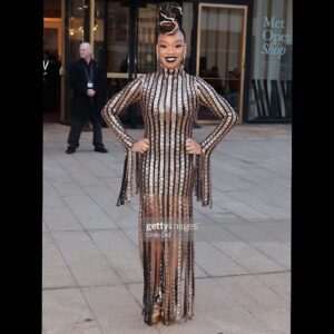 Camille A. Brown Instagram - #FBF We opened @terence_blanchard Champion at @metopera on Monday! I am very honored to return to The Met for my 3rd opera! Porgy & Bess (2019), Fire Shut Up In My Bones co-directed with James Robinson (2021) and now Champion (2023). I went to high school across the street @lagalumniandfriends (LAG!) and never imagined that my work would be shown on The Met stage! I am very honored and thankful for the opportunity to delve into the world of opera. A very special thank you to Peter Gelb and James Robinson for inviting me to be a part of The Met family. Thank you to Peter and Dodie Kazanjian (Director of Gallery Met) for hanging my portrait (by @drillboney Jim McKeon) in the Founders Hall! Check it out when you come to the show!!! Thank you James Robinson and Terence Blanchard for your spirit and encouraging words throughout the process! It’s always a pleasure being in the room with you both! Thank you for believing in me! Shouting out @rickeytripp (Associate Choreographer) and @maleek_washington (Assistant Choreographer) to the rafters!!! Thank you for your love, support, and teamwork. Love you both so much. Congratulations to the creative team, @metoperachorus @metoperaballet @metoperaactors @metoperastagemanagers and everyone who contributed to this show. 
My grandma used to listen to operas on the radio. It was one of her favorite things to do. Every time I step into The Met building I think of her and the love she had for the art form. Lifting up my grandma today and always. Champion runs until May 13th! Check out the HD performance on April 29th! 

Styled by @jakesokoloff 
Make up by @harristevenb 
Dress: Aggi (@aggi_pl)
Shoes: Alexandre Birman (@alexandrebirman)
Earrings: Elizabeth Cole (@elizabethcolejewelry)

Photos 1-3 by @gettyimages 
4 and 5 by @olivier.medus 
6-10 Ken Howard/The Met Opera