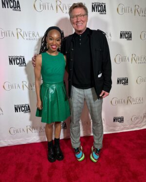 Camille A. Brown Instagram - Last week was amazing!!! I am absolutely thrilled and honored to receive the @chitaawards for my work on @hellskitchenbway !!! THANK YOU for this award!Congratulations to all the nominees and awardees especially @nez_davis,  the dance ensemble of HK,  @mayte_n @tilly_ek ! Much gratitude to @aliciakeys Michael Greif, @saymorediaz and my team @rickeytripp @sfaithb2 @kamilleupshaw @nasha415 .

I dedicated the award to Georgiana Pickett- a tremendous force in the arts who was one of the first people I told (back in 2010) that I wanted to try working in the musical theater/commercial arena. She encouraged me to speak my aspirations into existence. Lifting her name up always and forever. Georgiana, THANK YOU for encouraging me to keep dreaming!!!

Photo 2 @therealdebbieallen 
Photo 3 @bebeneuwirth 
Photo 4 @lapope48 
Photo 5 @robertwlafosse 
Photo 6 Mayte Natalio
Photo 7 @lorraine.brown.9634

Make up @harristevenb 
Styled by @jakesokoloff