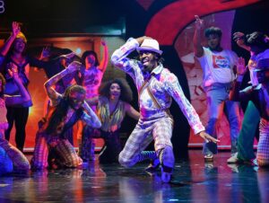 Camille A. Brown Instagram - HAPPY OPENING to the cast, creative team, and production crew of Hippest Trip- The Soul Train musical- Written by @domorisseau Directed by @kamilahf  Music Supervision, Orchestrations, and Arrangements by @kennyjseymour , and Choreographed by cab ☺️ My parents remember the very first airing of Soul Train. It was the first time they had seen reflections of themselves moving and grooving in a space all their own that shined with excellence. They passed their love for the show onto me. It had a tremendous impact on my love of social dance and how it is history in motion. It has been my honor to be the choreographer for this musical, to celebrate the legacy of Soul Train, to lift up the incomparable dancers who moved with bold creativity and innovation, celebrate the African diasporic language, and to create in a space filled with both joy and rigor. Kamilah and Dominique have always been inspirations to me as Black women navigating the arts, but to be in the space of collaboration with them has truly lifted and encouraged my spirit. I thank them for their sisterhood. Shout out to my team @adesolaosakalumi and @rickeytripp . Thank you for your love, your laughter, and your care. Thank you for having my back and always lookin out. I love us. Shout out to the amazing @zanemark . I am so thankful for your love and support. Thank you @moncelldurden for being with us during the early stages. 
To the cast, thank you for putting ALL of yourselves in the space every time- for trusting the destination and always being so encouraging throughout the process. Your affirmations helped me so much! 

Special thanks to Richard Gay, Jeffrey Tick, Matt Weaver, Tony Cornelius, and Pam Brown. Thank you for the journey and inspiration. 

Cheers to the cast of Hippest Trip for keeping the legacy alive and cheers to all those souls who kept Soul Train alive for so many decades.
This show is a celebration of legacy. IT’S TIME TO GET DOWN as we lift it up!

Photo courtesy of ACT 

 @jasonsherwooddesign (Scenic Designer), @dedeayitedesign (Costume Designer), @jen.schriever   (Lighting Designer), @siraaronrhyne (Projection Designer), Mia Neal (Wigs Designer) 

Continued in the comments!!