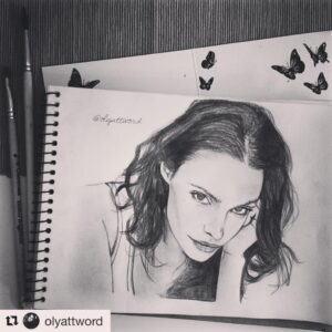 Camille De Pazzis Instagram - Thank you to the talented @olyattword ⭐️
#drawing #talented #fanartfriday
