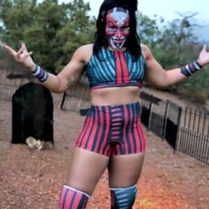 Camille Ligon Instagram - It's our favorite day of the week #SuperheroSaturday 
New episode of @wowsuperheroes
Hits your airwaves today!!! Tune into @thecw
For all your women's wrestling action and a little terror personified 😈😜

#wowsuperheroes #superherosaturday #holidead #womenswrestling #wow #cw #paramount #raisehell #wrestlingisrealpeoplearefake