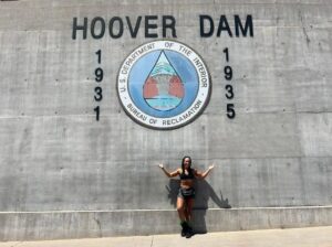 Camille Ligon Instagram - Oh my Dam....with Momma Nature this Sunday Funday 🌞⛰️

#hooverdam #Nevada #Arizona #landmarks #sundayfunday #mothernature #adventure #ontheborder