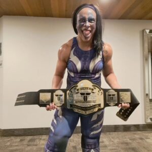 Camille Ligon Instagram - Guess I still got it 😉 #AndNew @toptier_wrestling women's champion!!!! Canada gone head and run me that duel citizenship, I'll be back😈🇨🇦

#toptierwrestling #Canada #womenswrestling #supportwomenswrestling #supportindywrestling #work #hustle #grind #saturdaynight #hamilton #Ontario