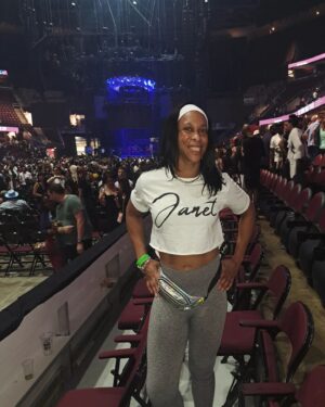 Camille Ligon Instagram - Don't smile ear to ear for much 
 OR stay out past my bedtime for much, but for Ms.Jackson, I did...First time seeing Janet live and at 58, she definitely still has it!!!! It was pretty wild to see how diverse the crowd was, all ages, races, cultures, out and about for 1 woman🙏🏼

(Any videos I took are kinda trash cause I was more in the moment of being there 😁)

#aboutlastnight #humpday #janetjackson #janetjacksonconcert #janetjackson #wcw #womenscrushwednesday #vibes #inthemoment