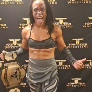 Camille Ligon Instagram - #aboutlastnight #theaftermath #andstill @toptier_wrestling Women's Champion 
Nothing like a beautiful glistening glowing Champion 😉😈🔥🇨🇦

#supportwomenswrestling #supportindywrestling #womenswrestling #yourebeautiful #champion #beautyisintheeyeofthebeholder #sundayfunday #hamilton #Ontario #Canada