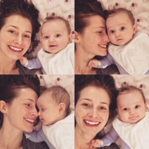 Candace Bailey Instagram - Happy Hump Day! #selfiewithbaby #annabellegracierosen