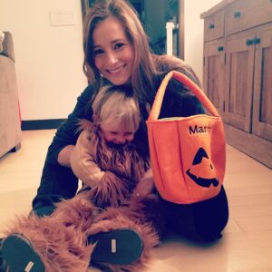 Candace Bailey Instagram - My little lion's first time trick or treating...SUCCESS!! #happyhalloween