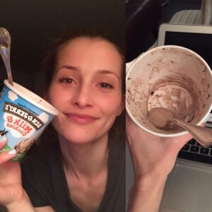 Candace Bailey Instagram - This is happening WAY too often these days...but TOTALLY worth the calories. :)