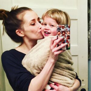 Candace Bailey Instagram - Stealing kisses from my favorite boy #manningbaldwinrosen