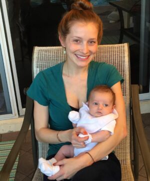 Candace Bailey Instagram - Loving cuddles from this sweet girl. #annabellegracierosen