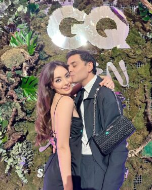 Cansel Elçin Instagram - Love of the year 🤭🖤 📸 @cemtalu #gqmoty2022