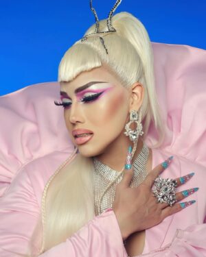 Captivating Katkat Instagram - We are not what other people say we are, we know ourselves more than anybody else, I AM A WOMAN 🩷🩵🤍

Lets celebrate National Women’s MonthI 🚺O 🏳️‍⚧️

Dress: Robert MG
Wig/Styled: @wigalooph 
Nails: @opulentnails.mnl 
Assisted by: @captivateamkatkat 
Skin/Aesthetic: @embellirclinic 
Dental: @manalangdentalgroup @iwantruthqanal 
Photographed: @jagger_studios