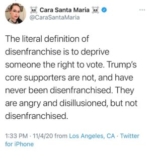 Cara Santa Maria Instagram - #Disenfranchisement. #Trump #DoubleSpeak #SocialJustice #BLM