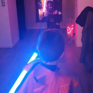 Carine Haddadou Instagram - Star wars à domicile 😂