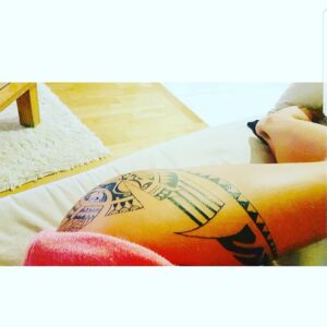 Carine Haddadou Instagram - Mon nouveau tatouage tahitien maorie 😜