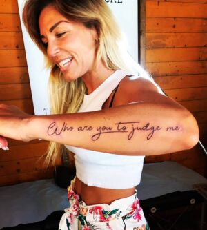 Carine Haddadou Instagram - Tatouage par Fanfan LT " Sceau d' Encre" pour une association d enfants handicapés
