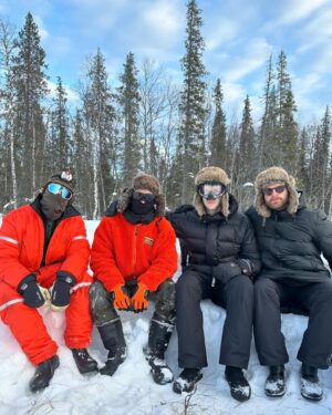 Carl Déman Instagram - Typ som Thailand, fast Lappland.